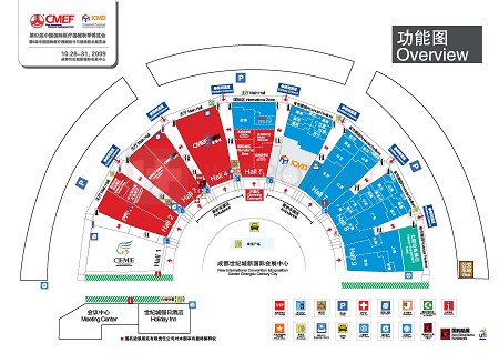 第62届中国国际医疗器械博览会cmef (成都)展位图